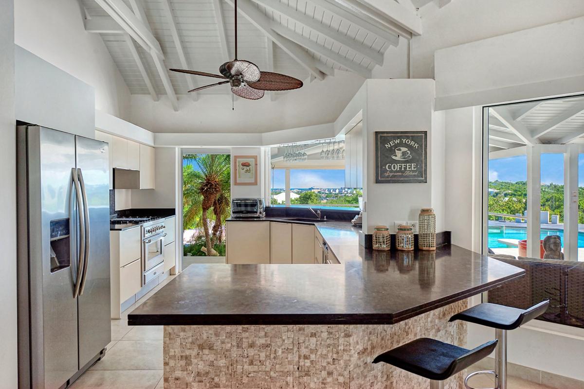 Charming Villa rental St Martin - Kitchen